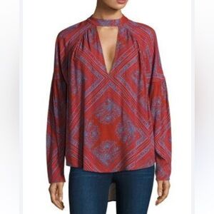 Sold! Free People walking on a dream tunic blouse